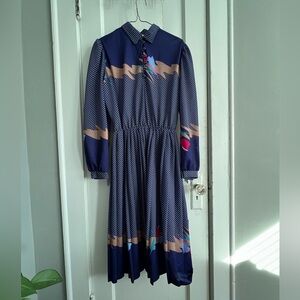Vintage Women’s Dress 1970 / 1980s Size 12